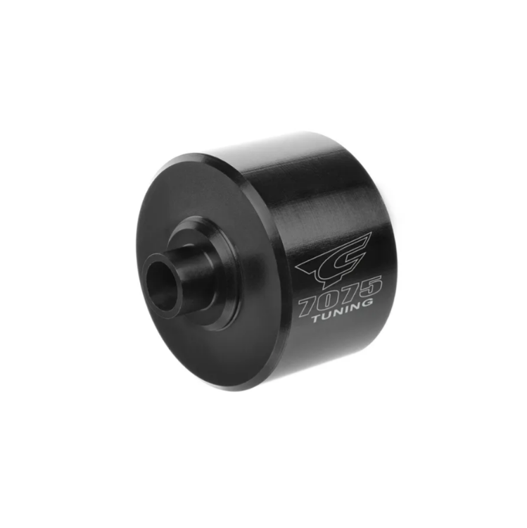 TEAM CORALLY Xtreme 35mm Fr/Rr Diff Case 7075-T6 Black Aluminium - C-00180-411