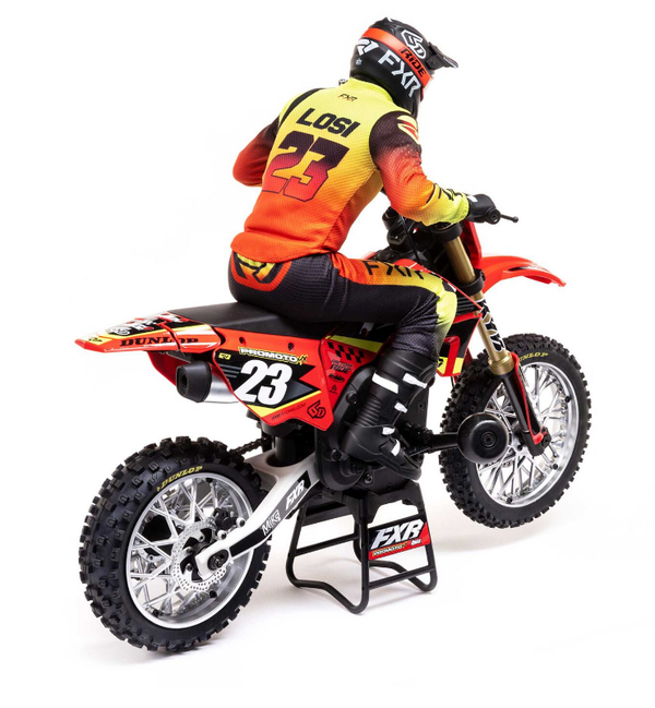 LOSI Promoto-MX Red RC Motorcycle RTR FXR Racing Scheme 1:4 - LOS06000T1