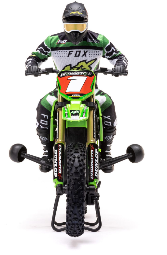 LOSI Promoto-MX Green RC Motorcycle Pro-Circuit Racing RTR 1:4 - LOS06002