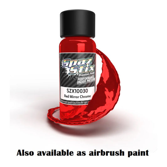 SPAZ STIX Red Mirror Chrome Spray Paint 3.5oz - SZX10039