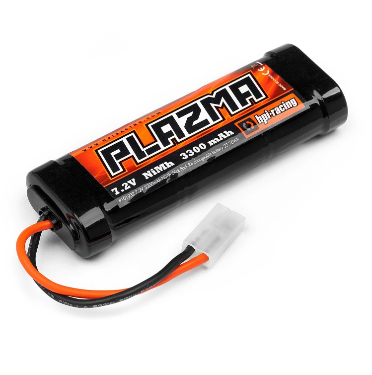 HPI Plazma 3300mah 7.2V NiMh Battery w/ Tamiya - HPI-101932