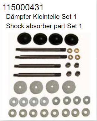 ANSMANN Shock Absorber Part Set suit Vapor - C115000431