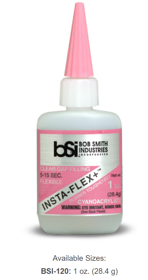 BSI Insta-Flex+ Flexible Rubberised CA Glue 30ml - BSI120