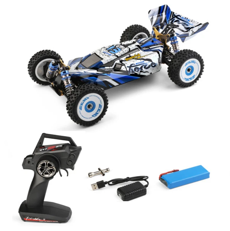 WLTOYS 1:12 75km/h Brushless Buggy Blue 4WD w/ Lipo Battery and Charger - WL124017