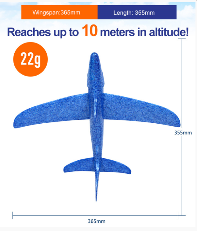 FMS Free Flight Shark Hand Launch Glider - FMS128