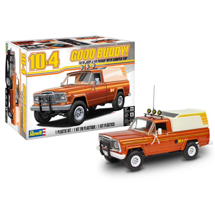 REVELL 1979 Jeep J-10 Pickup w/ Camper Top 1:24 - 14568