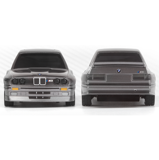HPI 1:64 1989 BMW M3 E30 Dark Silver Nano-TTR RTR RC Car - HPI-160991