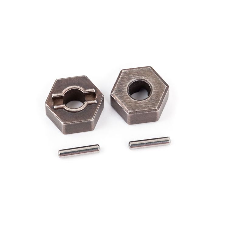 TRAXXAS 12mm Wheel Hexes Steel w/ Pins 2pcs - 1654R