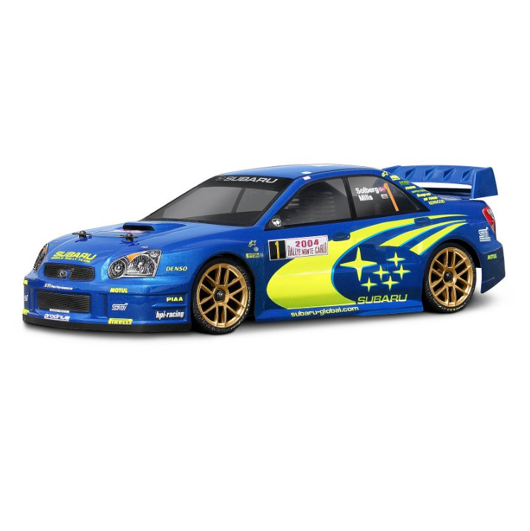 HPI 2004 Subaru Impreza WRC Clear 200mm Body Shell - HPI-17505