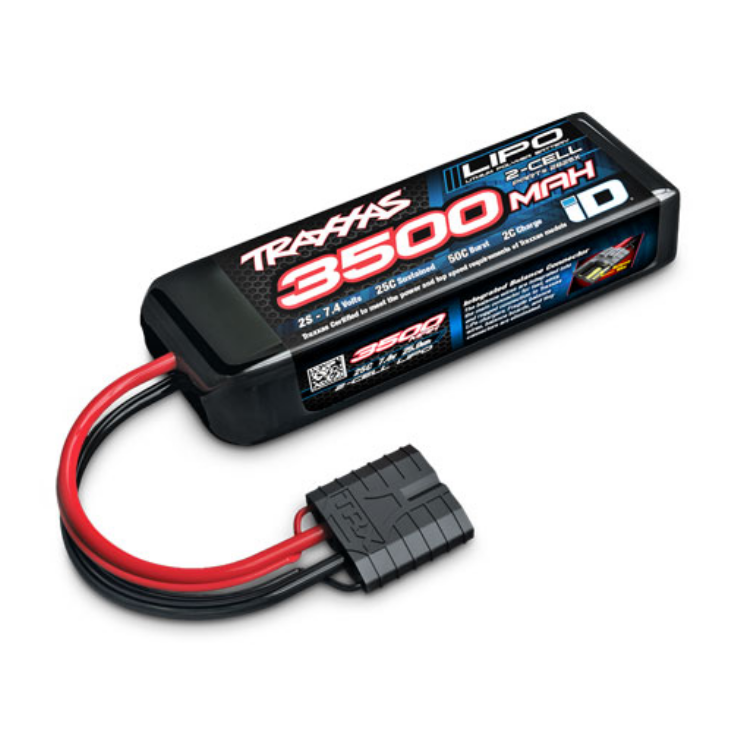 TRAXXAS 3500mah 7.4V 25C Lipo Battery w/ ID Plug - 2825X