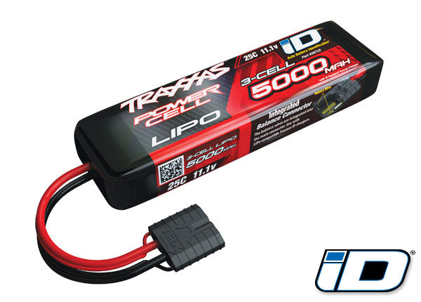 TRAXXAS 5000mah 11.1V 25C Lipo Battery w/ ID Plug - 2872X