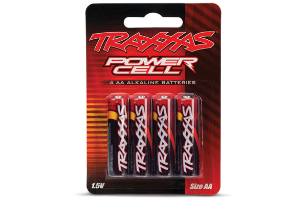 TRAXXAS 1.5V AA Alkaline Batteries 4pcs - 2914