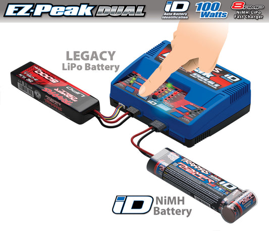 TRAXXAS EZ-Peak 100W Dual Nimh/ Lipo Battery Charger - 2972AX