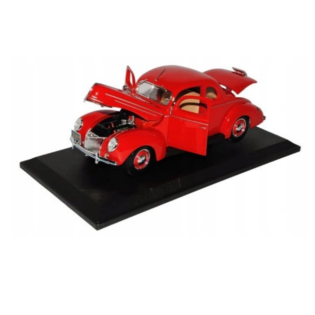 MAISTO 1939 Ford Deluxe Coupe Red 1:18 - 31180RED