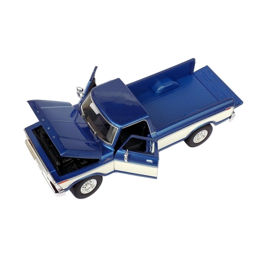 MAISTO 1979 Ford F-150 Pickup Truck Blue/Cream 1:18 - 31462BLU