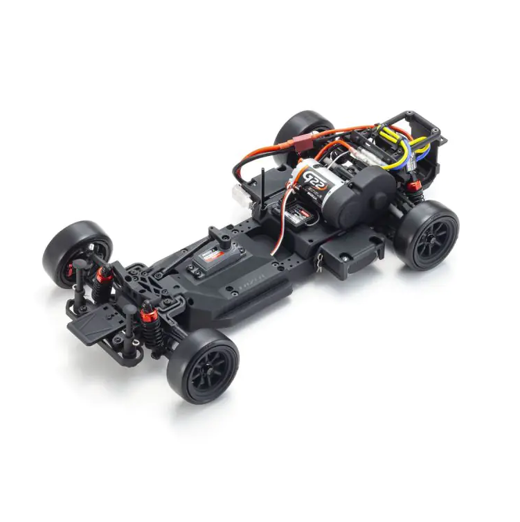 KYOSHO Toyota Sprinter Trueno AE86 2WD Drift White 1:10 FZD2 chassis detail - KYO-34501T1