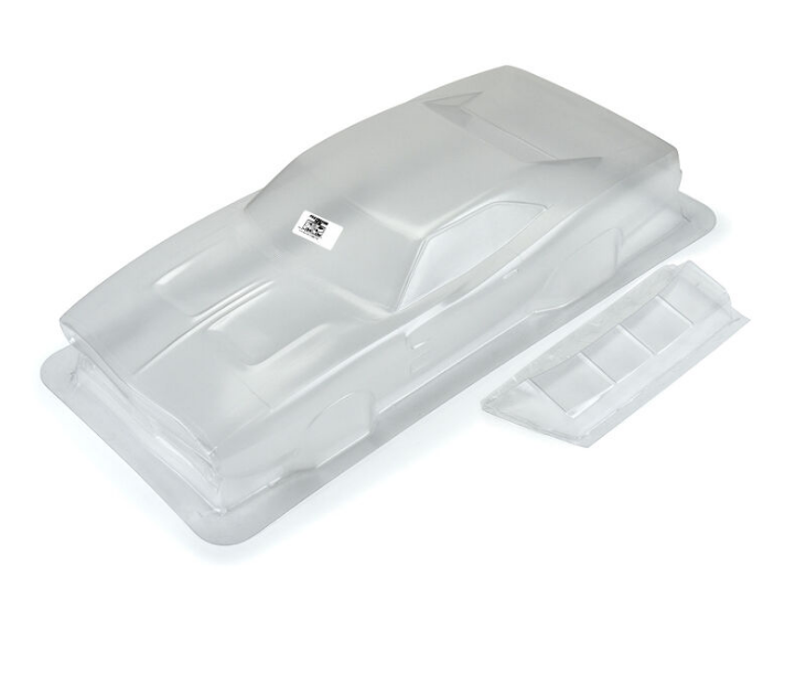 PROLINE 1970 Dodge Charger Clear Drag Body 1:10 Suit Losi 22S