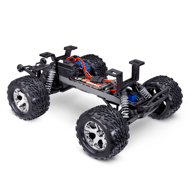 TRAXXAS STAMPEDE 2wd Monster Truck Green w/ Battery & USB-C Charger chassis detail - 36254-8GRN