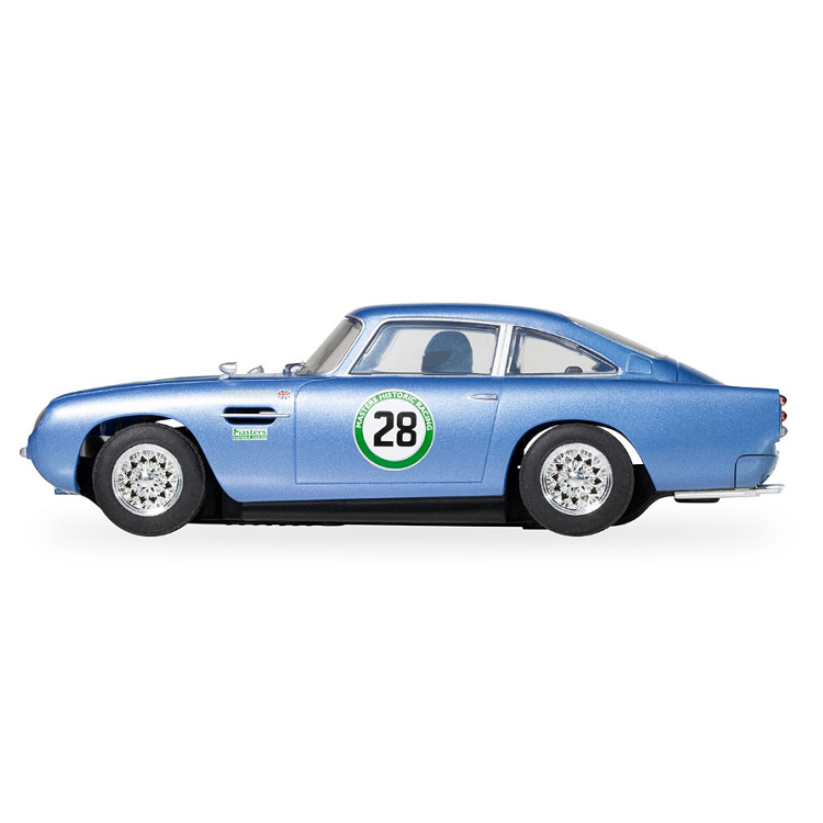 SCALEXTRIC Aston Martin DB5 - Blue/Yellow - Historic GT Racing - C4599