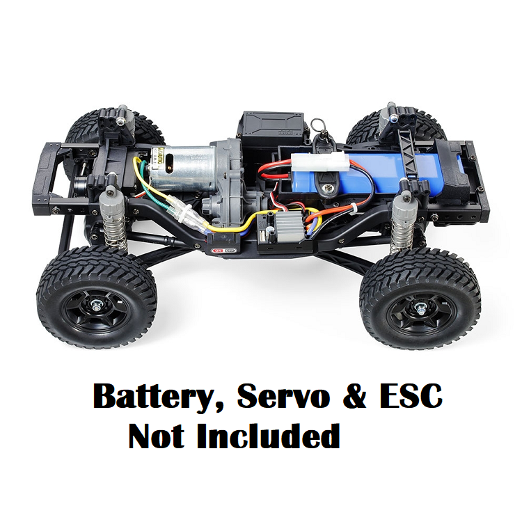 TAMIYA LAND ROVER DEFENDER 90 CC-02 Light Blue Painted NO ESC Kit 1:10 - 47478A