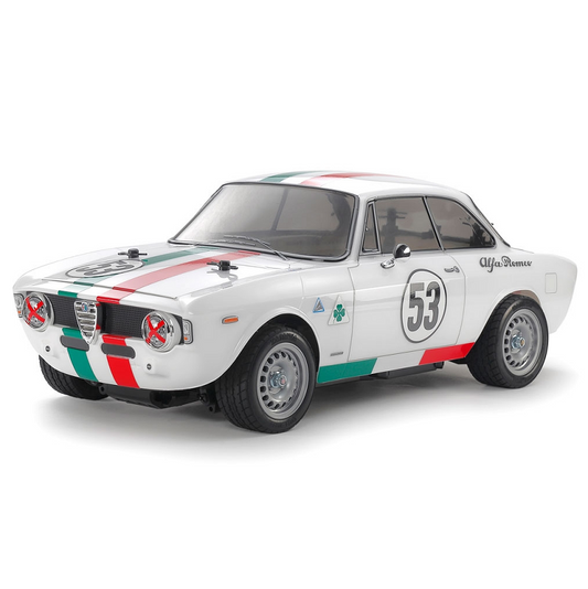 TAMIYA Alfa Romeo Giulia Sprint GTA Club Racer MB-01 Painted White Body Kit 1:10 - 47501