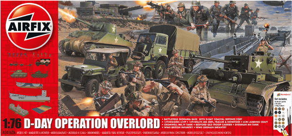 AIRFIX D-Day Operation Overlord 75th Anniversary Gift Set 1:72 - A50162A