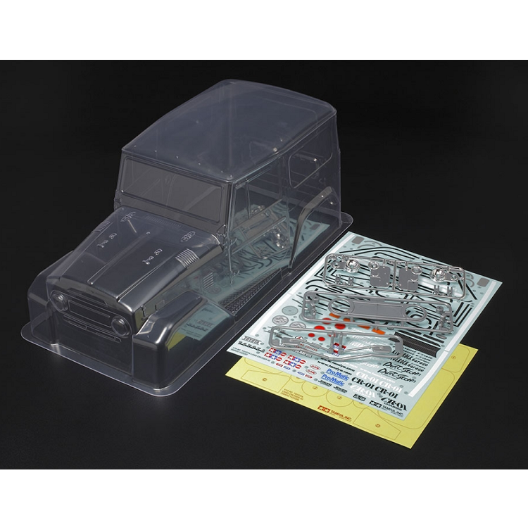 TAMIYA 40 Series Land Cruiser Clear Body Shell suit CC-01/ 02/ CR-01 - 51331