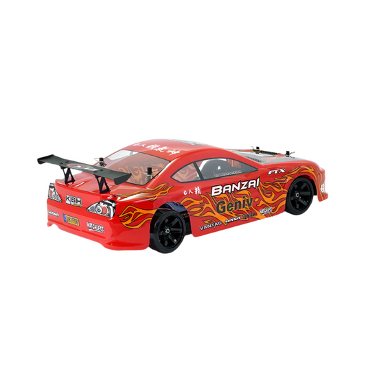 FTX BANZAI 1:10 Drift Car Red w/ Brushed Motor, 2.4Ghz Radio, Battery & Charger - FTX-5529