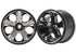 TRAXXAS All-Star 2.8in Black Chrome Front Wheels 2pcs - 5577A