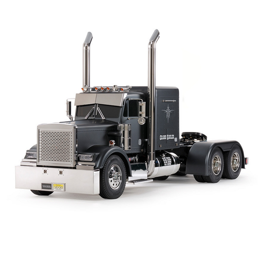 TAMIYA GRAND HAULER Tractor Truck Kit 1:14 Matte Black - 56356