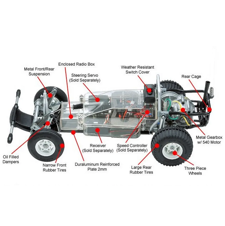 TAMIYA BUGGY CHAMP (2009) Kit 1:10 NO ESC - 58441A
