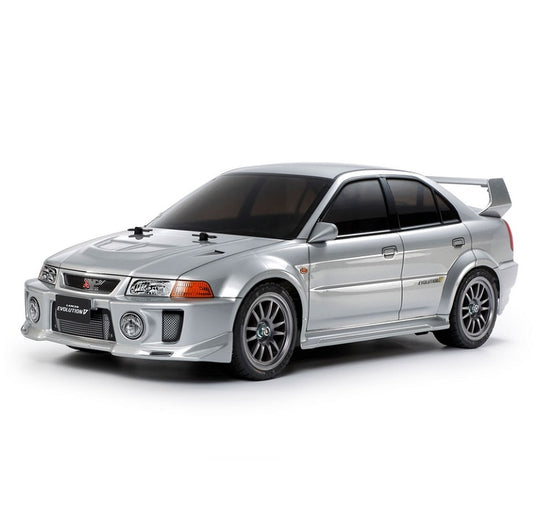 TAMIYA MITSUBISHI LANCER EVOLUTION V TT-02 NO ESC Kit 1:10 - 58713A