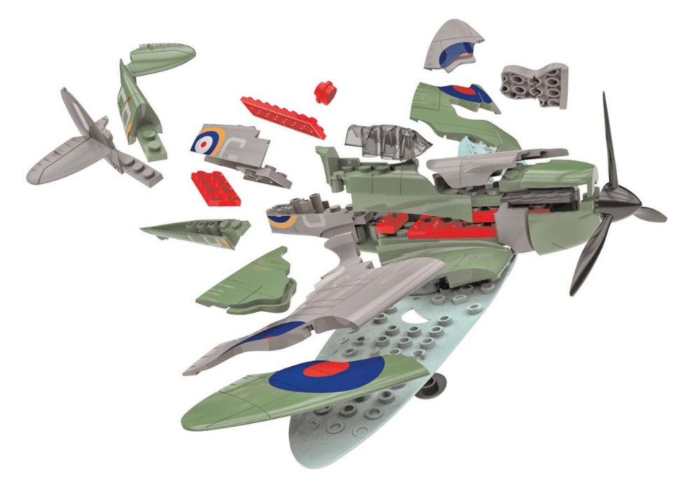 AIRFIX Quickbuild D-Day Spitfire - J6045