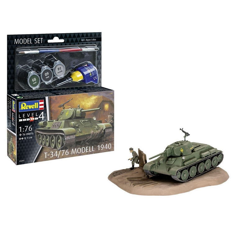 REVELL T-34/76 Modell 1940 Starter Set 1:76 - 63294