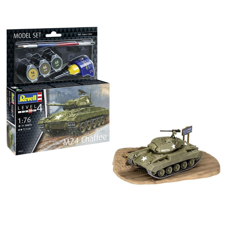 REVELL M24 Chaffee Starter Set 1:76 - 63323