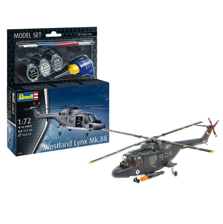 REVELL Westland Lynx Mk.88 Starter Set 1:72 - 63805