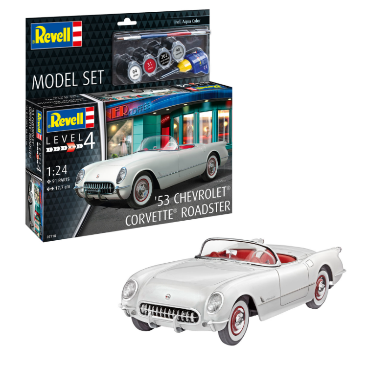 REVELL 1953 Chevrolet Corvette Roadster Starter Set 1:24 - 67718