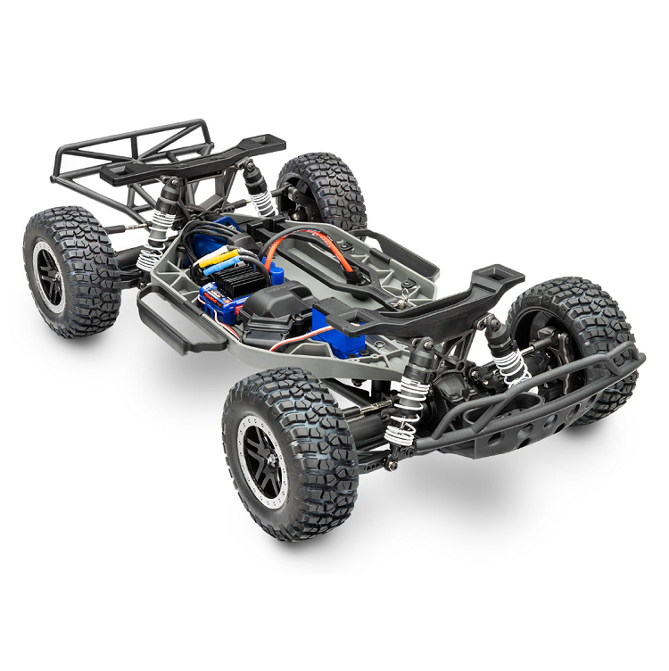 TRAXXAS SLASH 4WD VXL EHD Blue Short Course Truck w/ 3500kv Brushless Motor and TSM chassis detail - 68386-4BLUE