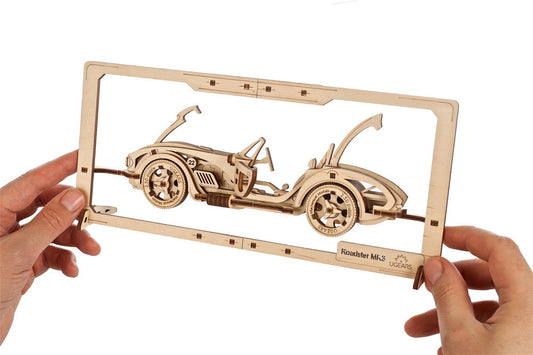 UGEARS Roadster Mk.3 2.5D Puzzle - 70195