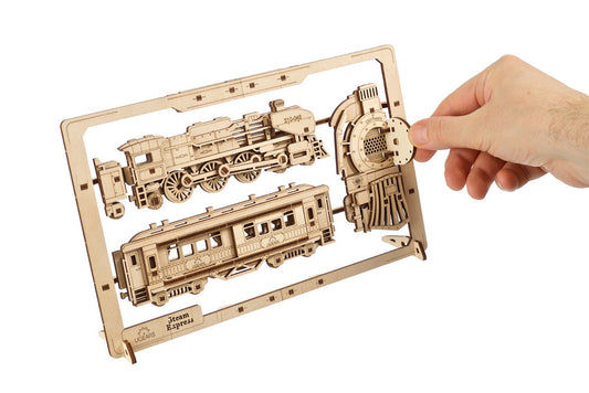 UGEARS Steam Express 2.5D Puzzle - 70207