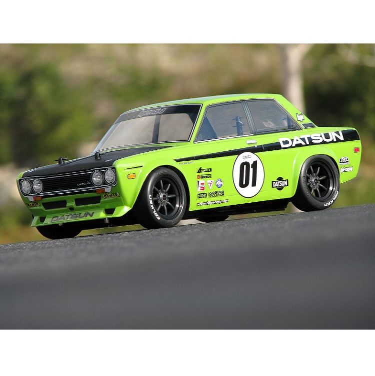 HPI Datsun 510 True Ten Clear Body Shell WB.225mm - HPI-7209
