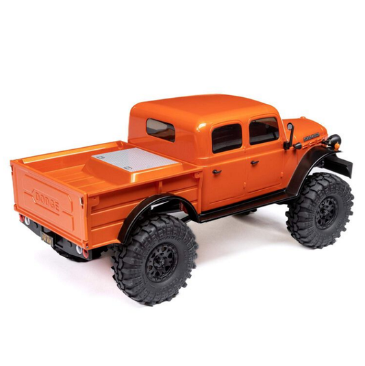 AXIAL SCX24 Orange 4 Door Dodge Power Wagon 1:24 Crawler w/ Battery & Charger - AXI00007T1