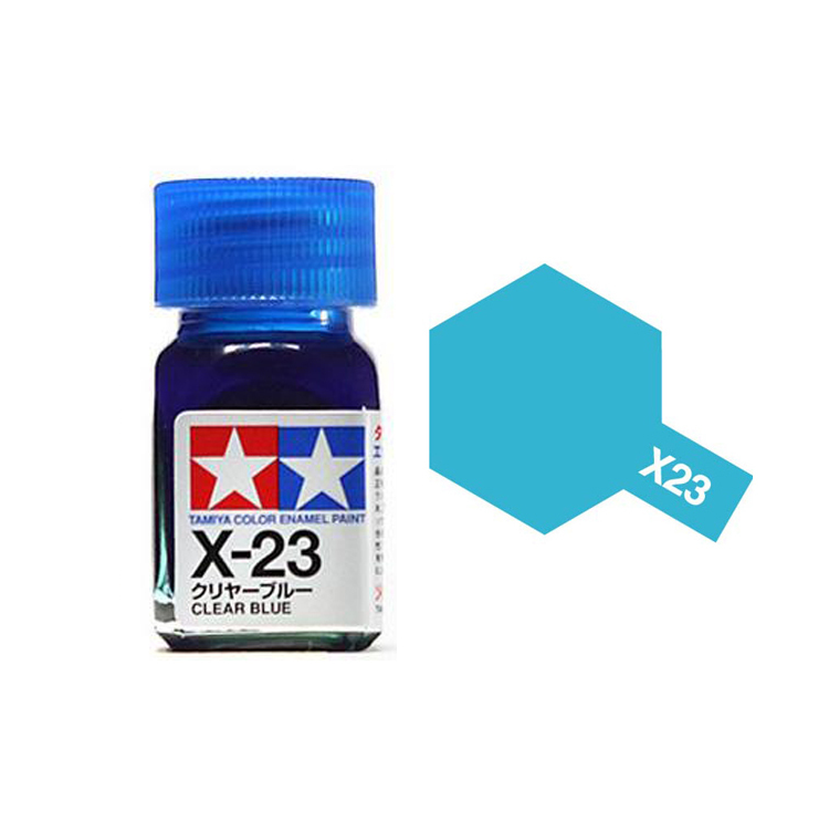 TAMIYA X-23 Clear Blue Enamel 10ml - 80023