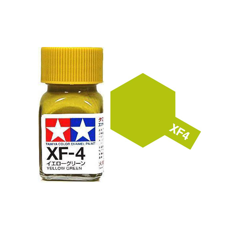 TAMIYA XF-4 Yellow Green Enamel 10ml - 80304
