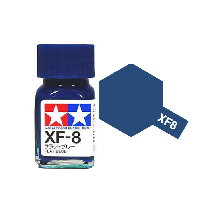 TAMIYA XF-8 Flat Blue Enamel 10ml - 80308
