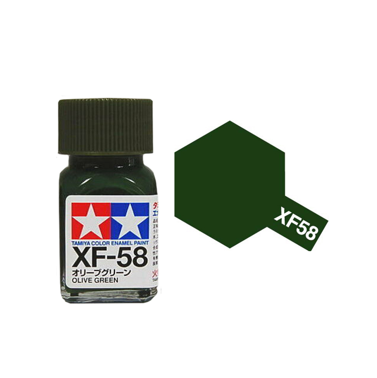 TAMIYA XF-58 Olive Green Enamel 10ml - 80358