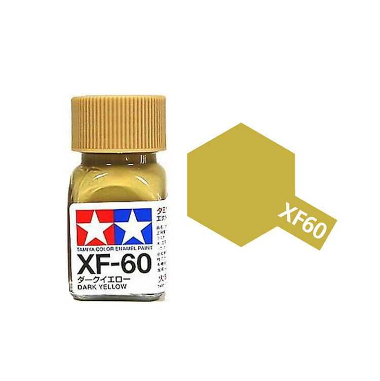 TAMIYA XF-60 Dark Yellow Enamel 10ml - 80360