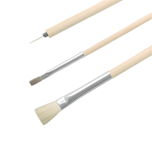 TAMIYA Basic Paint Brush Set 3pcs - 87066
