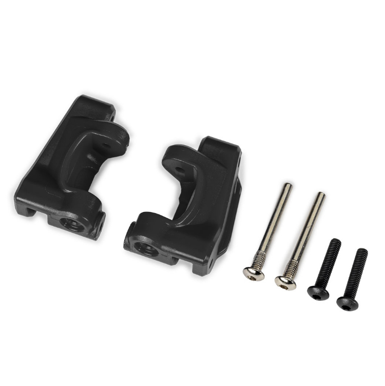 TRAXXAS Caster Blocks L&R Black Extreme Heavy Duty - 9136