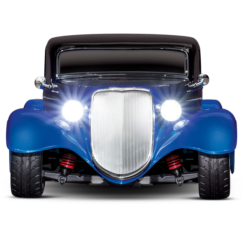 TRAXXAS 1:10 1933 Hot Rod Coupe Blue AWD Factory-5 4-Tec 3.0 w/ TQ 2.4Ghz Radio - 93044-4BLUE